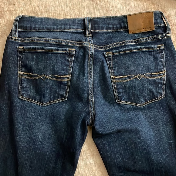 Lucky Brand size 2/26 L Charlie Baby Boot dark wash jeans - Picture 3 of 10